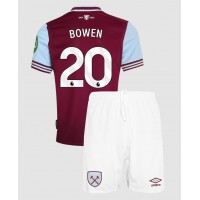 West Ham United Jarrod Bowen #20 Hjemme Trøje Børn 2024-25 Kortærmet (+ Korte bukser)